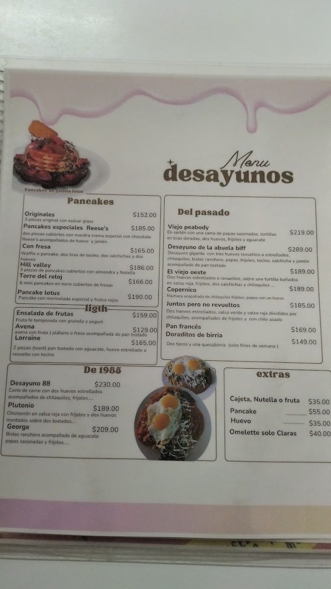 88 Millas Anahuac Menu - Image 1